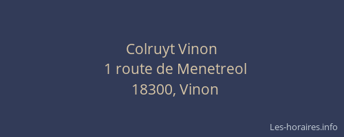 Colruyt Vinon
