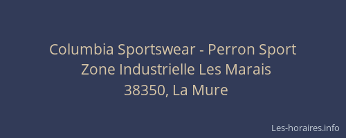 Columbia Sportswear - Perron Sport