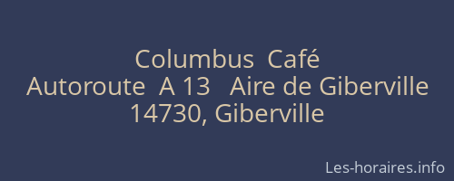 Columbus  Café