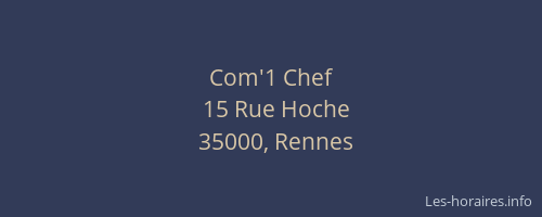 Com'1 Chef