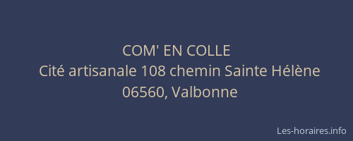 COM' EN COLLE