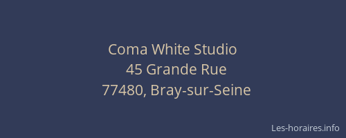 Coma White Studio