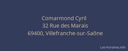 Comarmond Cyril