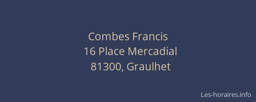 Combes Francis