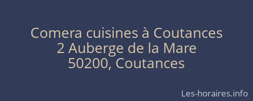 Comera cuisines à Coutances