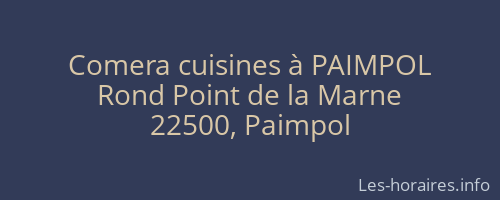 Comera cuisines à PAIMPOL