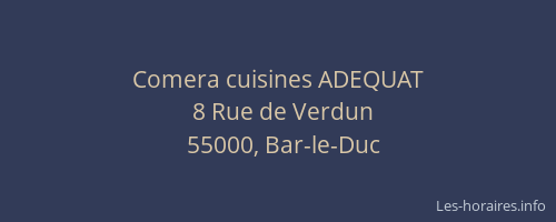 Comera cuisines ADEQUAT