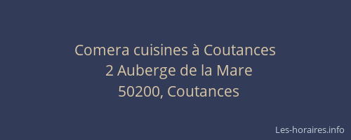 Comera cuisines &agrave; Coutances