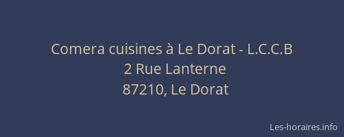 Comera cuisines à Le Dorat - L.C.C.B
