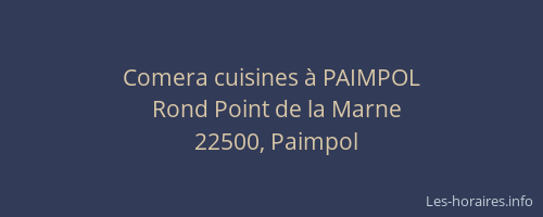 Comera cuisines &agrave; PAIMPOL