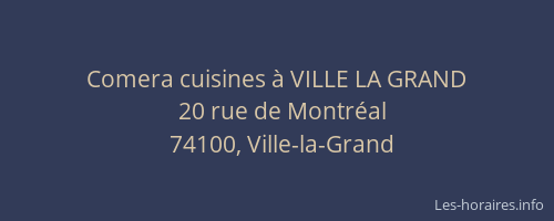 Comera cuisines &agrave; VILLE LA GRAND