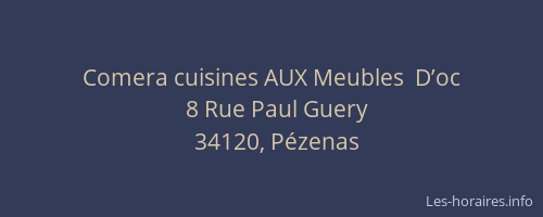 Comera cuisines AUX Meubles  D’oc