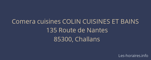 Comera cuisines COLIN CUISINES ET BAINS