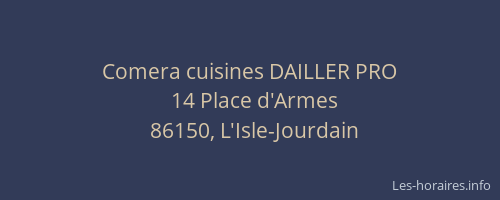 Comera cuisines DAILLER PRO