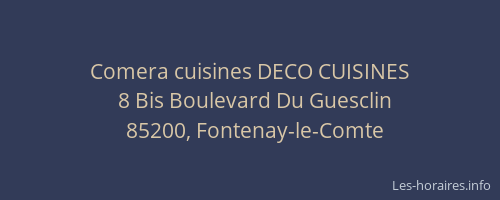 Comera cuisines DECO CUISINES