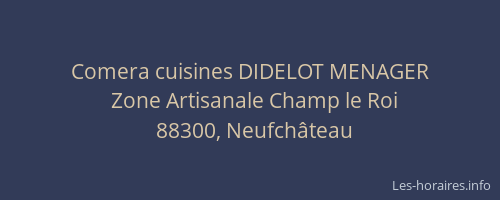 Comera cuisines DIDELOT MENAGER
