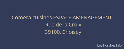 Comera cuisines ESPACE AMENAGEMENT