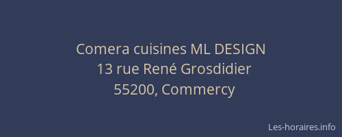 Comera cuisines ML DESIGN
