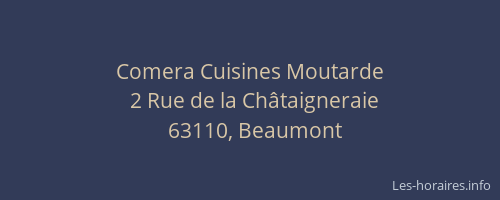 Comera Cuisines Moutarde