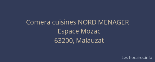 Comera cuisines NORD MENAGER