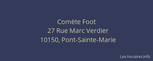 Comète Foot