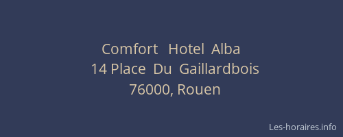 Comfort   Hotel  Alba