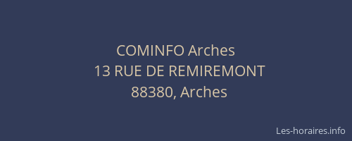 COMINFO Arches