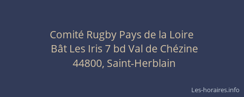 Comité Rugby Pays de la Loire
