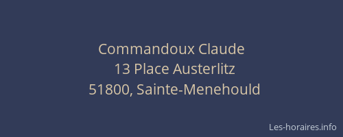 Commandoux Claude