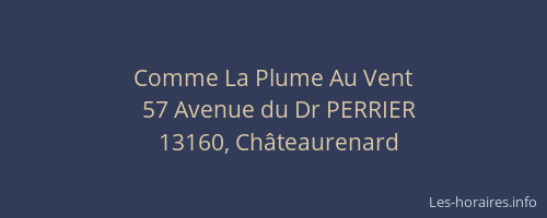 Comme La Plume Au Vent