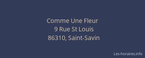 Comme Une Fleur