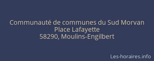 Communauté de communes du Sud Morvan