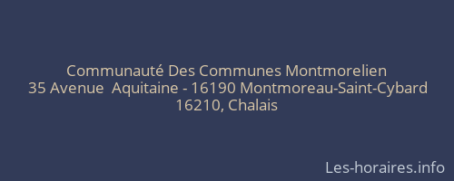 Communauté Des Communes Montmorelien