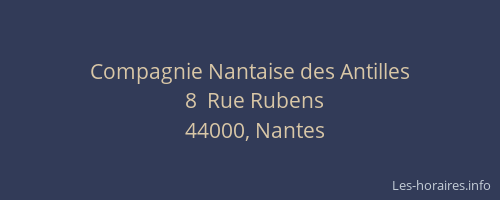 Compagnie Nantaise des Antilles
