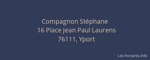 Compagnon Stéphane