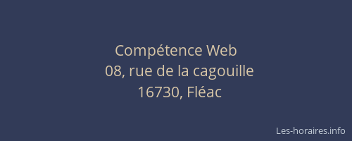 Comp&eacute;tence Web