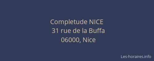 Completude NICE