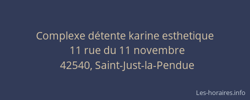Complexe détente karine esthetique