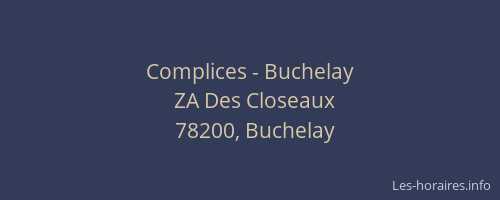 Complices - Buchelay
