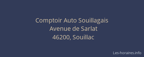 Comptoir Auto Souillagais