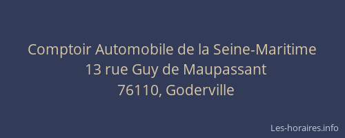 Comptoir Automobile de la Seine-Maritime