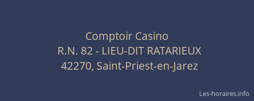 Comptoir Casino