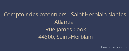 Comptoir des cotonniers - Saint Herblain Nantes Atlantis