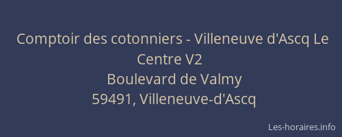 Comptoir des cotonniers - Villeneuve d'Ascq Le Centre V2