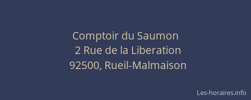 Comptoir du Saumon