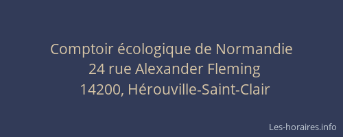 Comptoir écologique de Normandie