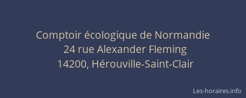 Comptoir &eacute;cologique de Normandie