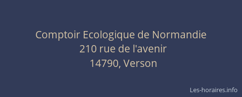 Comptoir Ecologique de Normandie