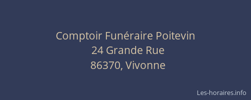 Comptoir Funéraire Poitevin