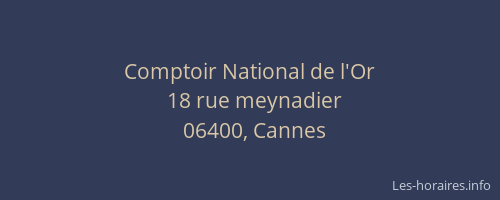 Comptoir National de l'Or